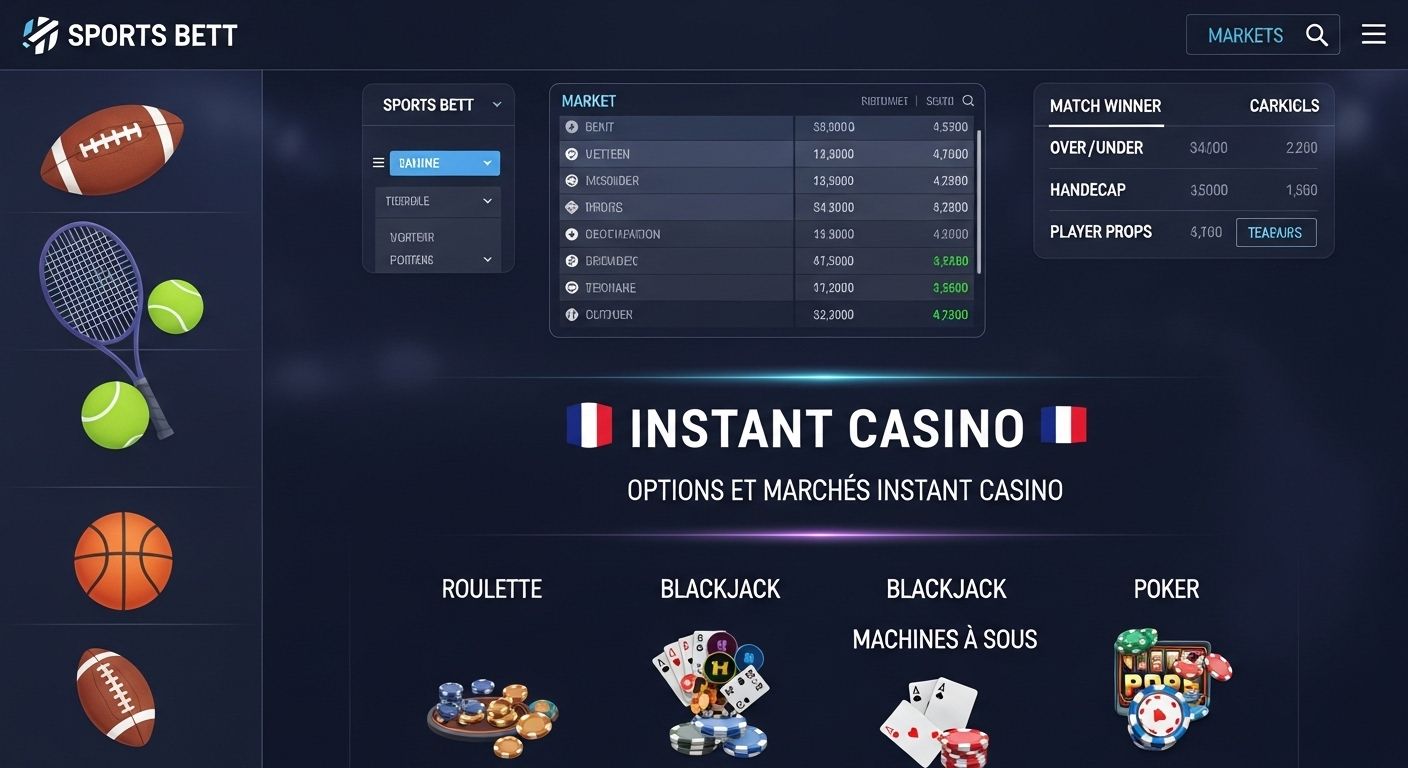 Options et marchés de paris betting odds