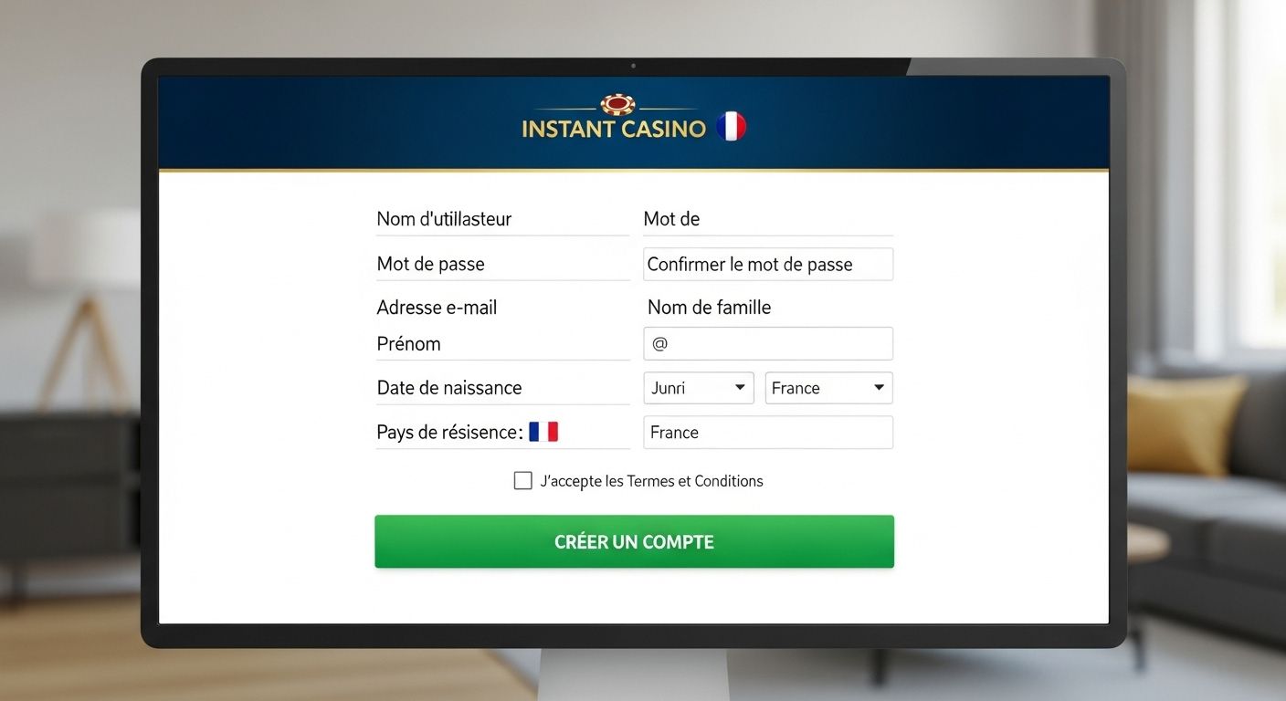 Comment s'inscrire online casino sign up